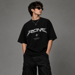 Rove Oversized Black Graphic tee