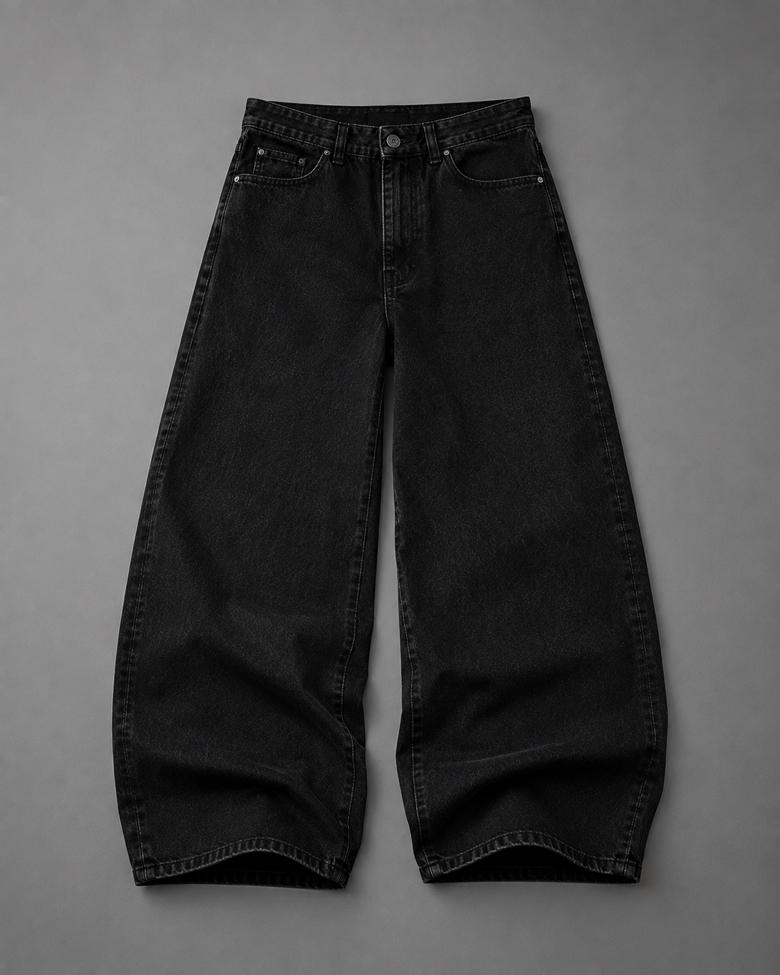 Rove Black Baggy Jeans - Image 2