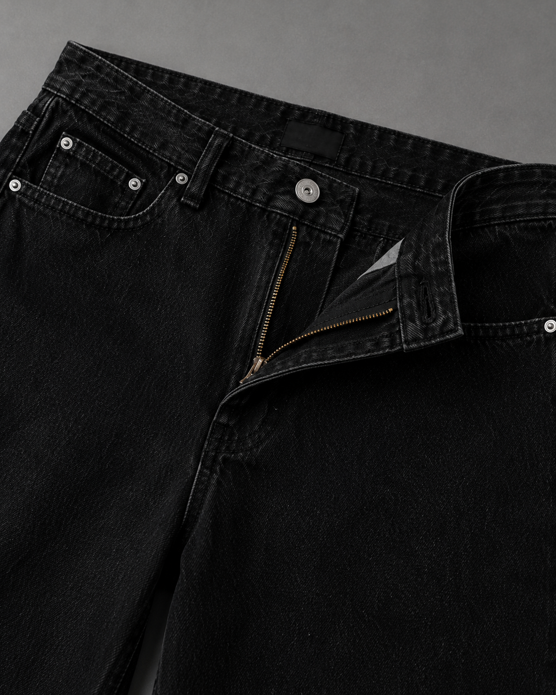 Rove Black Baggy Jeans - Image 4