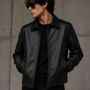 Rove Black Leather Jacket