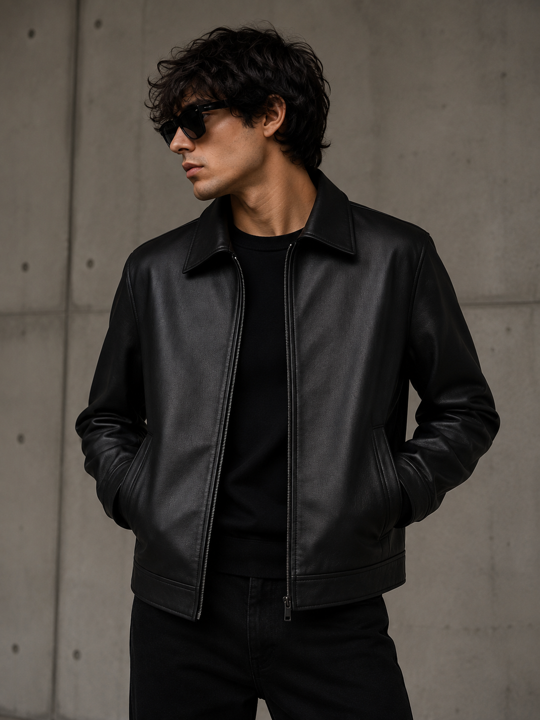 Rove Black Leather Jacket