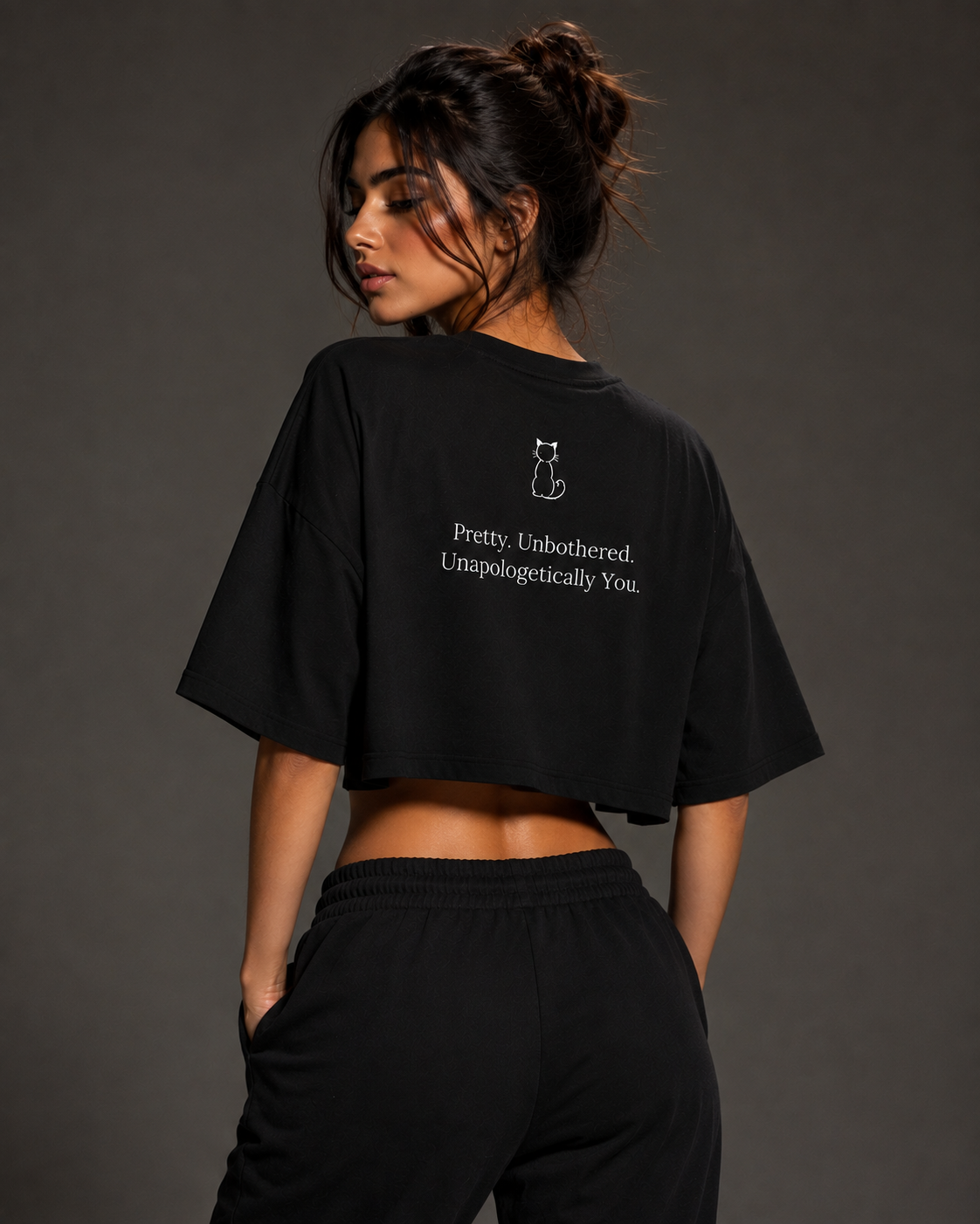 Rove Oversized Cropped Tee - Image 2